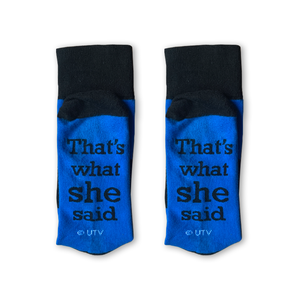 The Office Michael Scott That's What She Said Dress Socks