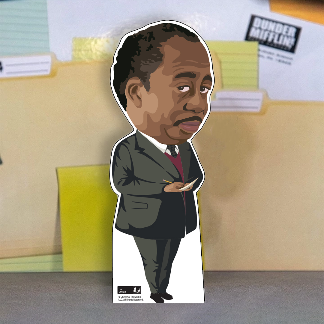 The Office Flat Stanley Hudson Mini Tabletop Standee