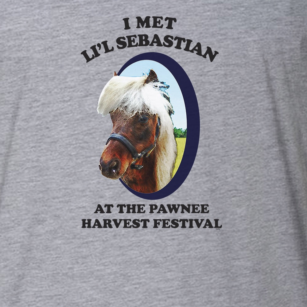 Parks and Recreation Farewell Li'l Sebastian Adult Short Sleeve T-Shirt