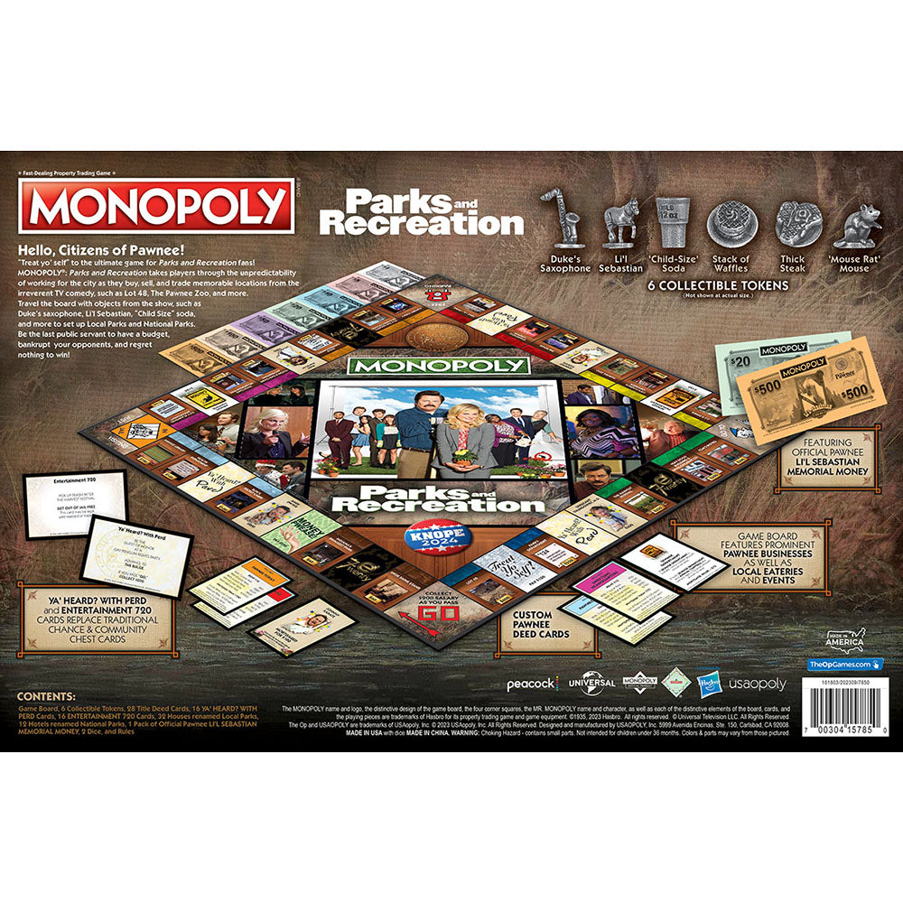 Parks and Recreation Monopoly