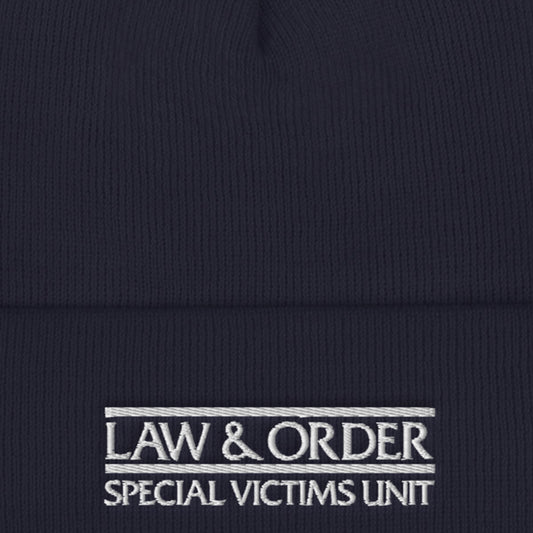 Law & Order: SVU Logo Embroidered Beanie