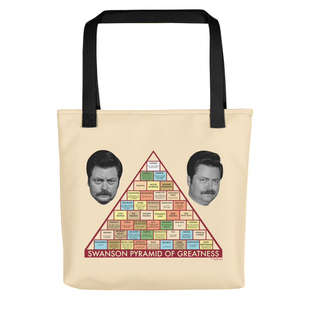 Parks and Recreation Pyramid Of Greatness Premium Tote Bag