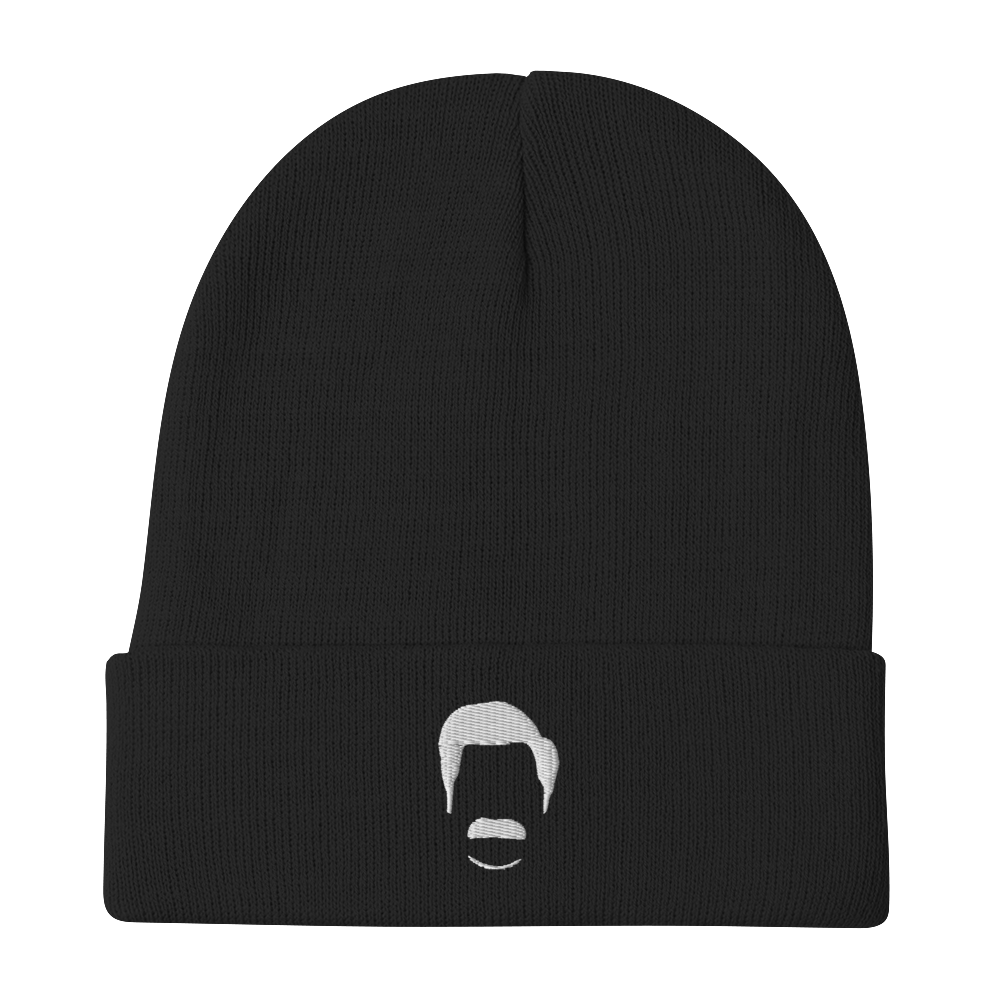 Parks and Recreation Ron Swanson Embroidered Beanie