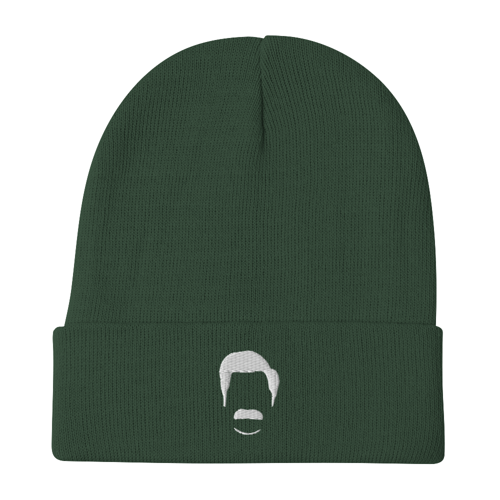 Parks and Recreation Ron Swanson Embroidered Beanie