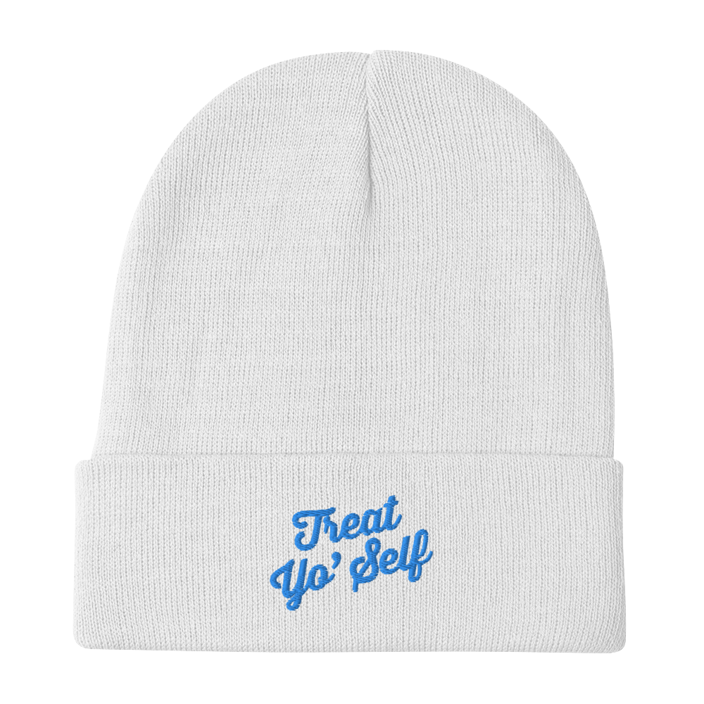 Parks and Recreation Treat Yo' Self Embroidered Beanie