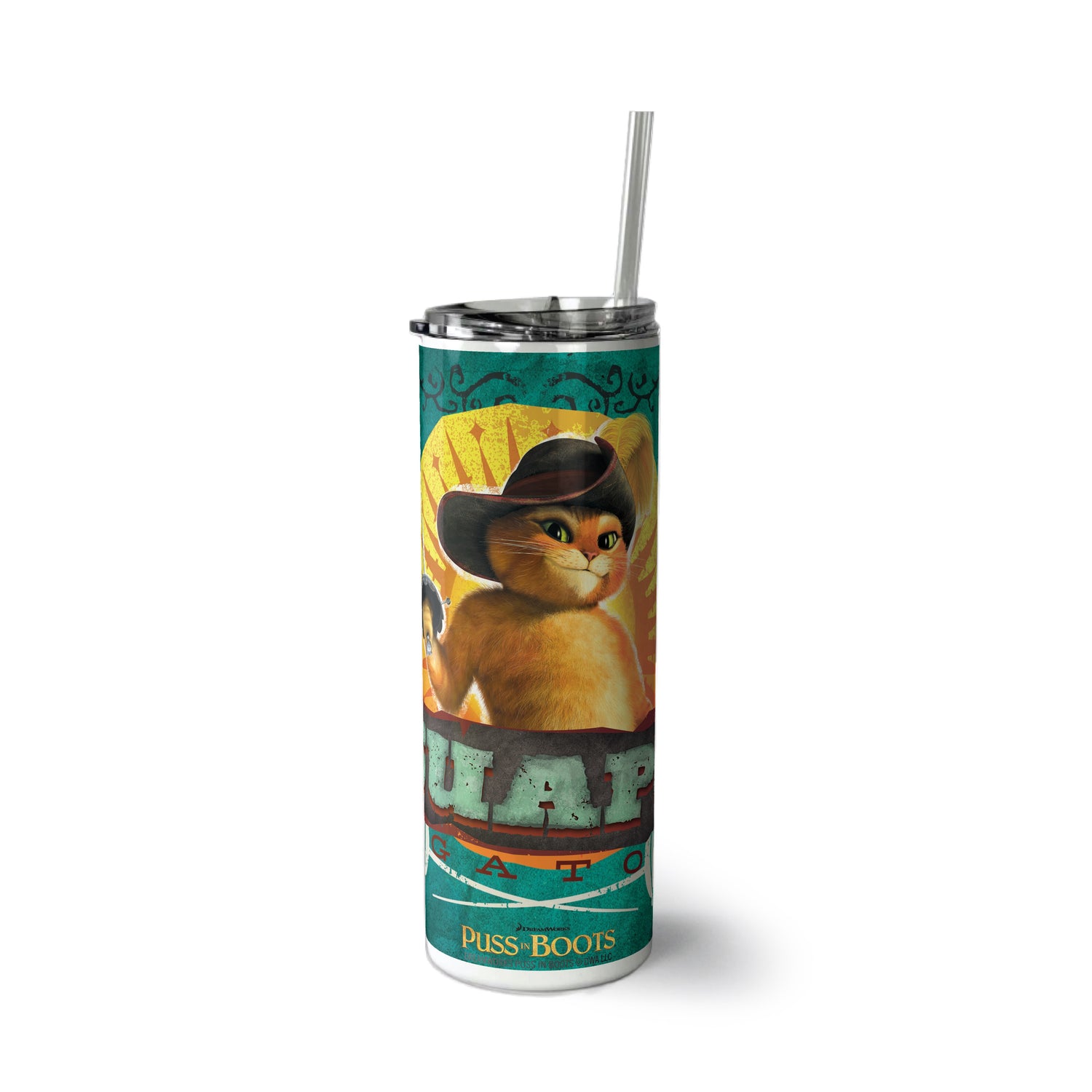 Puss In Boots Guapo Gatpo 20 oz Skinny Tumbler