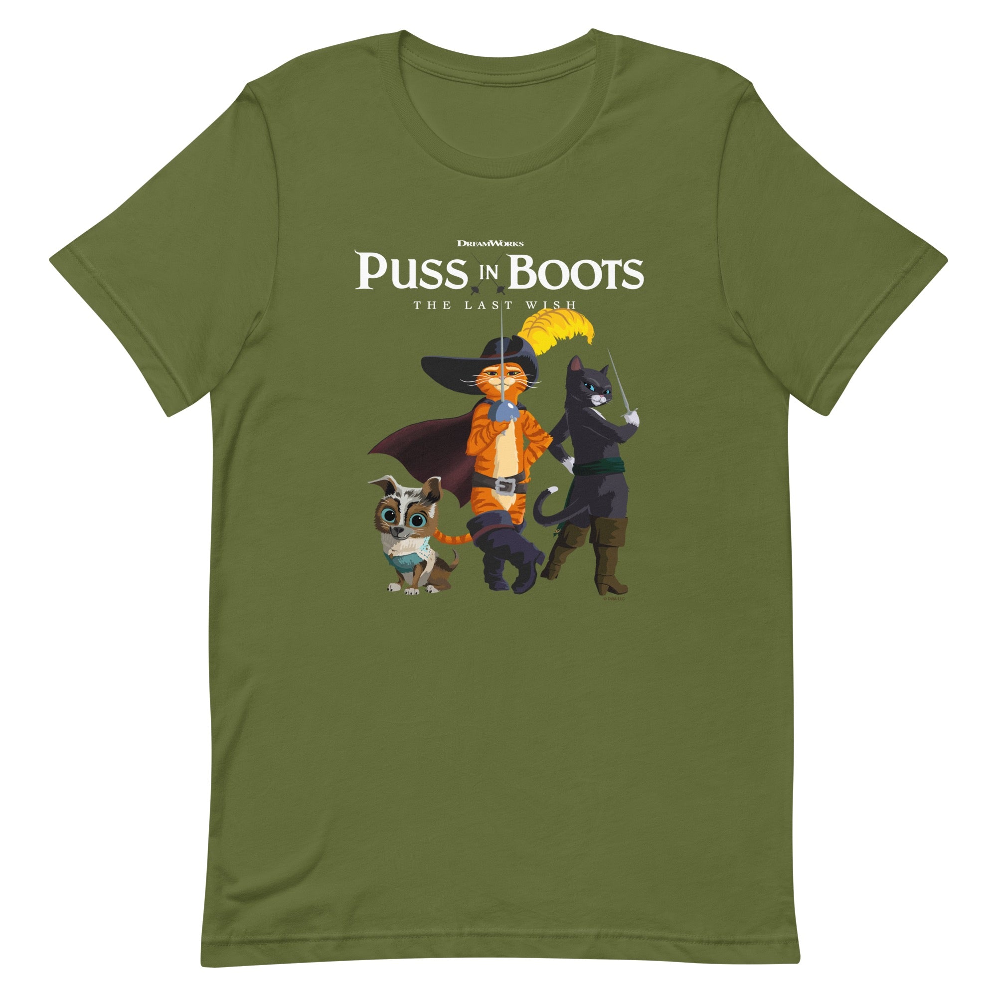 Puss In Boots The Last Wish Characters T Shirt