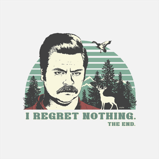 Parks and Recreation Ron Swanson I Regret Nothing Hoodie