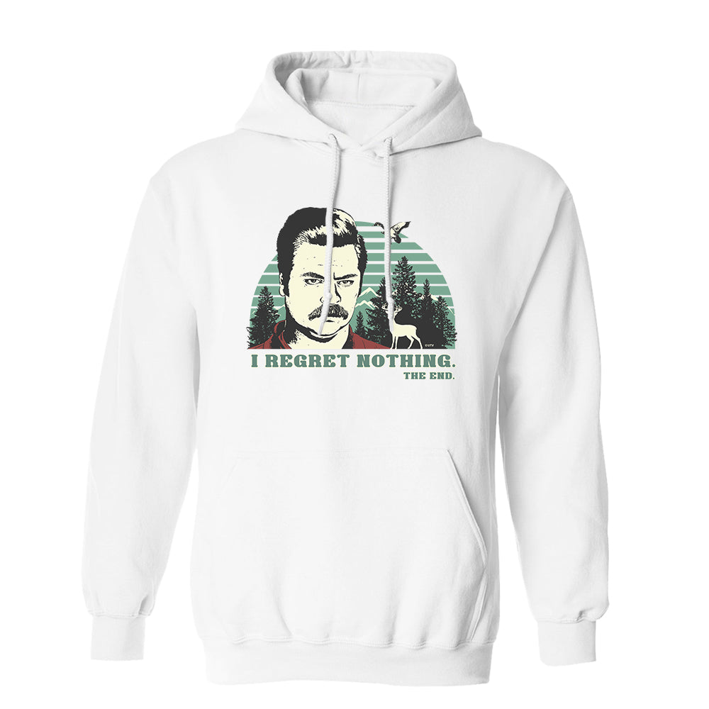 Parks and Recreation Ron Swanson I Regret Nothing Hoodie