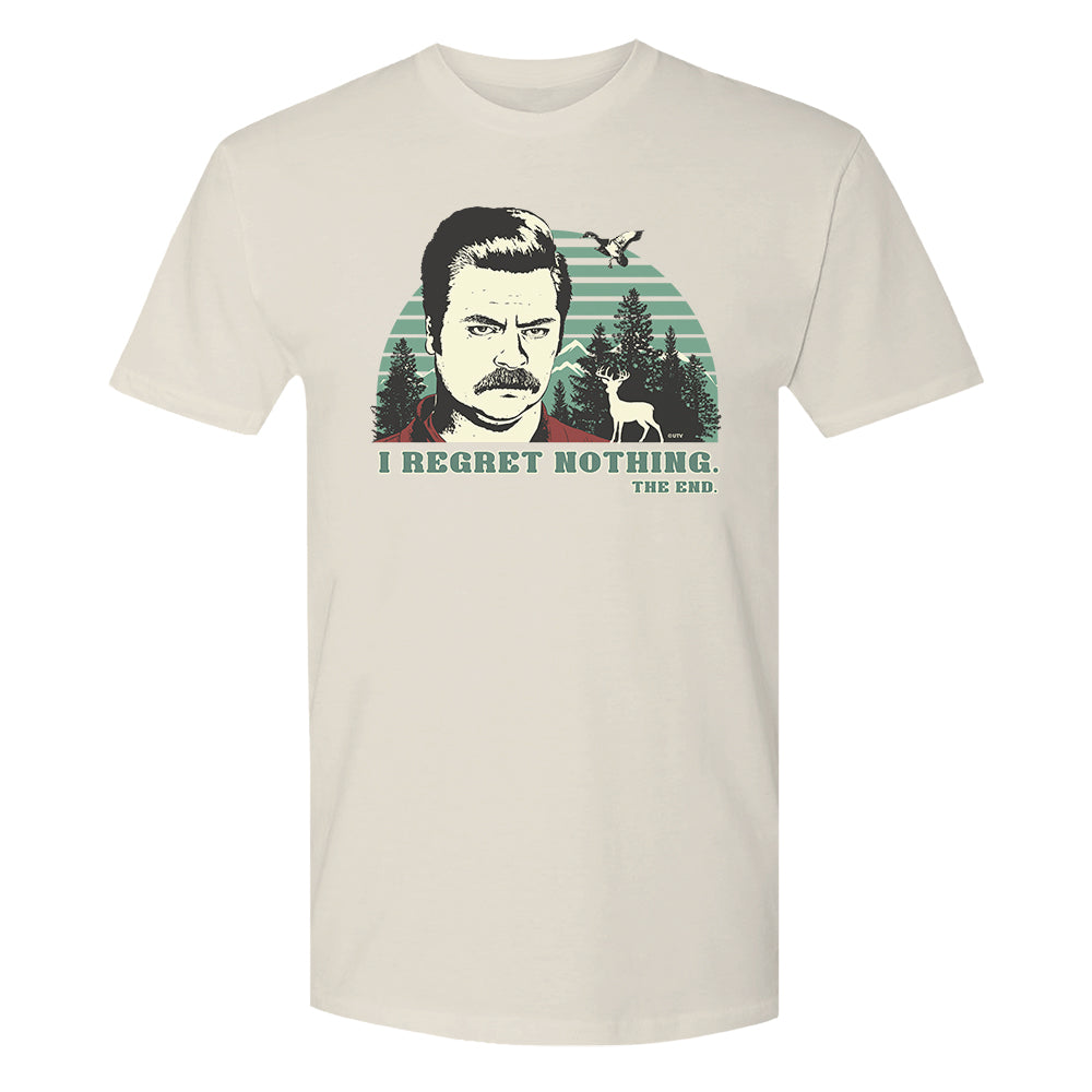 Parks and Recreation Ron Swanson I Regret Nothing T-Shirt