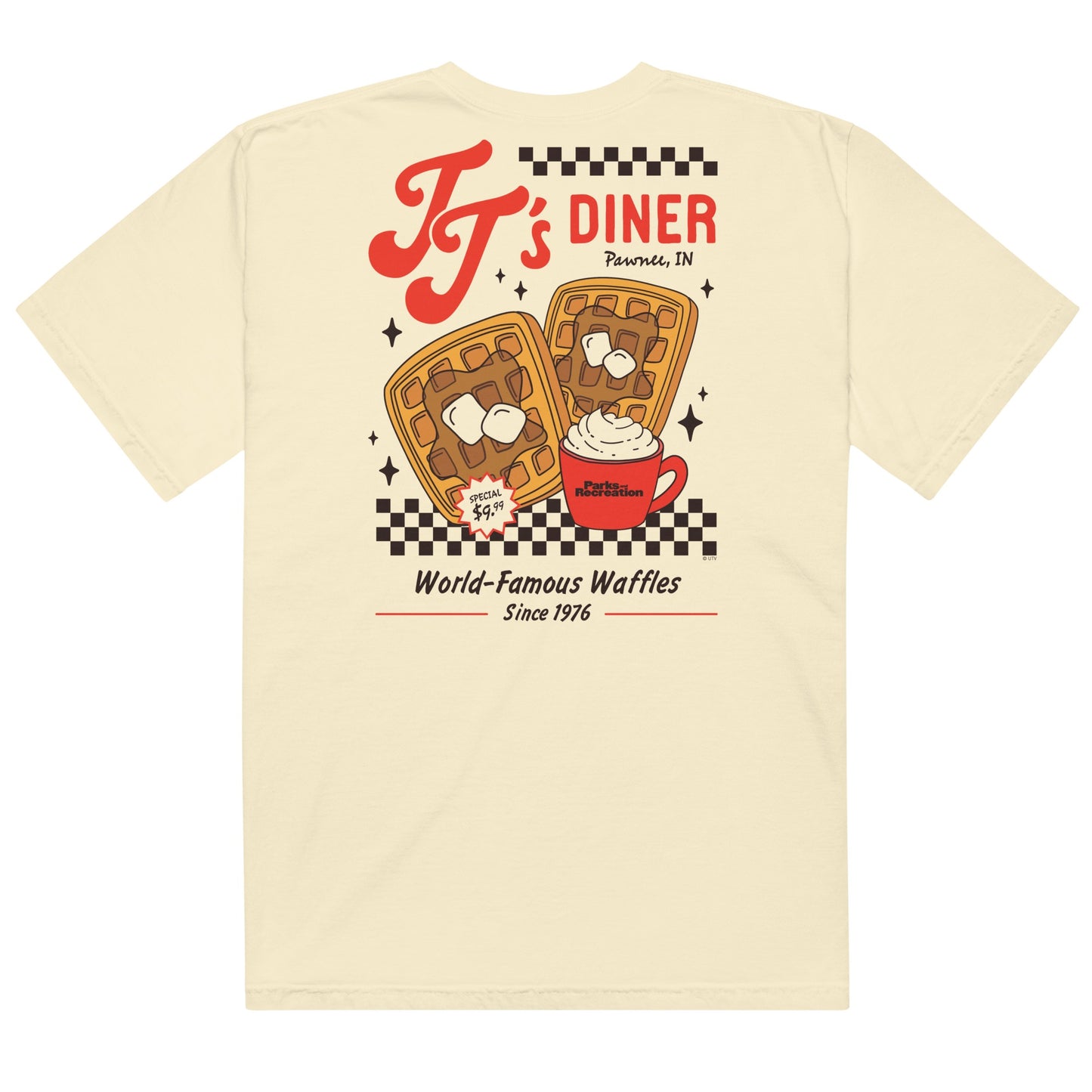 Parks and Recreation JJ's Diner Comfort Colors T-Shirt