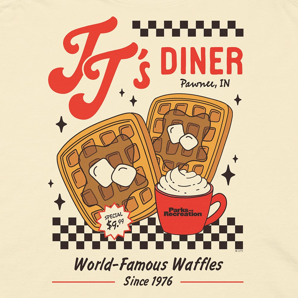 Parks and Recreation JJ's Diner Comfort Colors T-Shirt