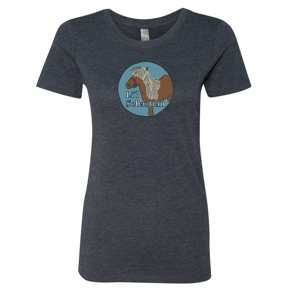 Parks and Recreation Li'l Sebastian Caricature Women's Tri-Blend T-Shirt
