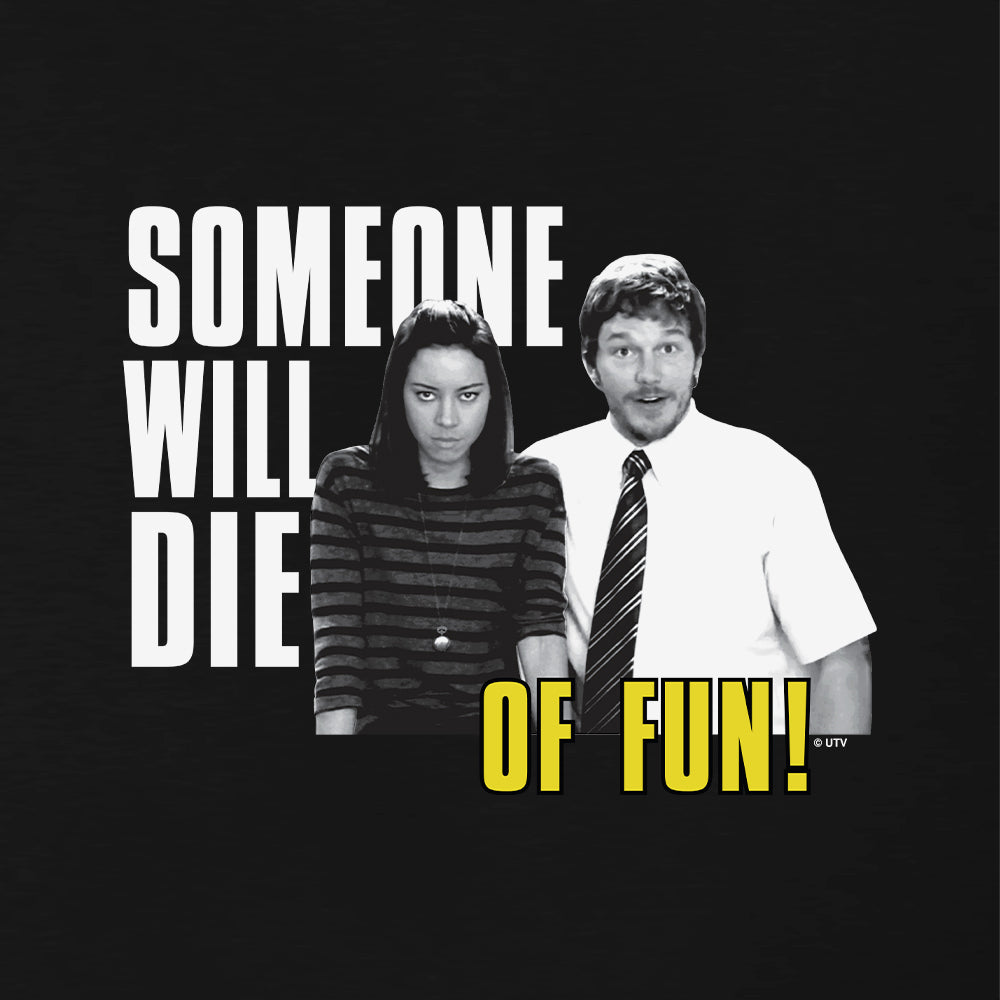 Parks and Recreation Someone Will Die Adult Short Sleeve T-Shirt