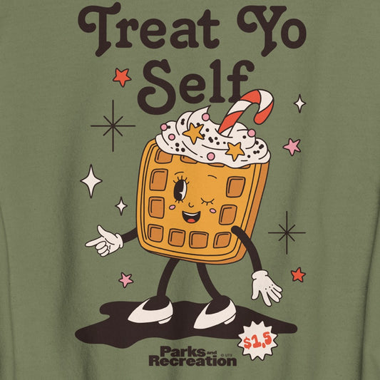 Parks and Recreation Treat Yo Self Crewneck Sweatshirt