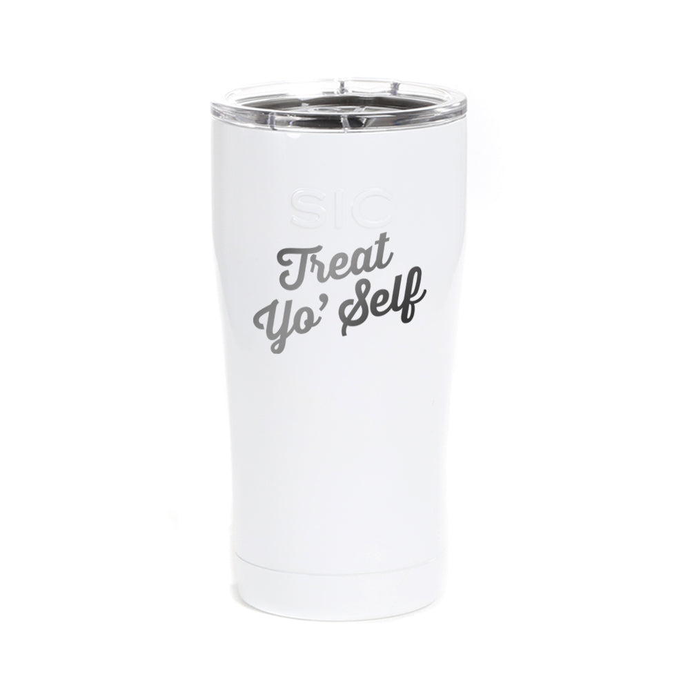 Parks and Recreation Treat Yo Self Laser Engraved SIC Tumbler