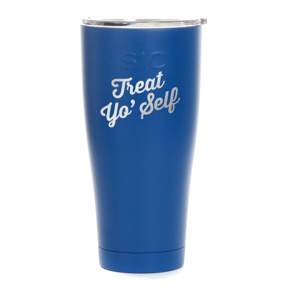 Parks and Recreation Treat Yo Self Laser Engraved SIC Tumbler