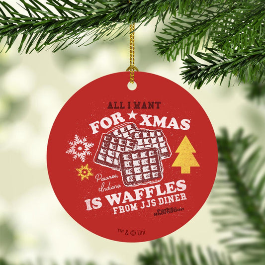 Parks and Recreation Waffles Double-Sided Ornament