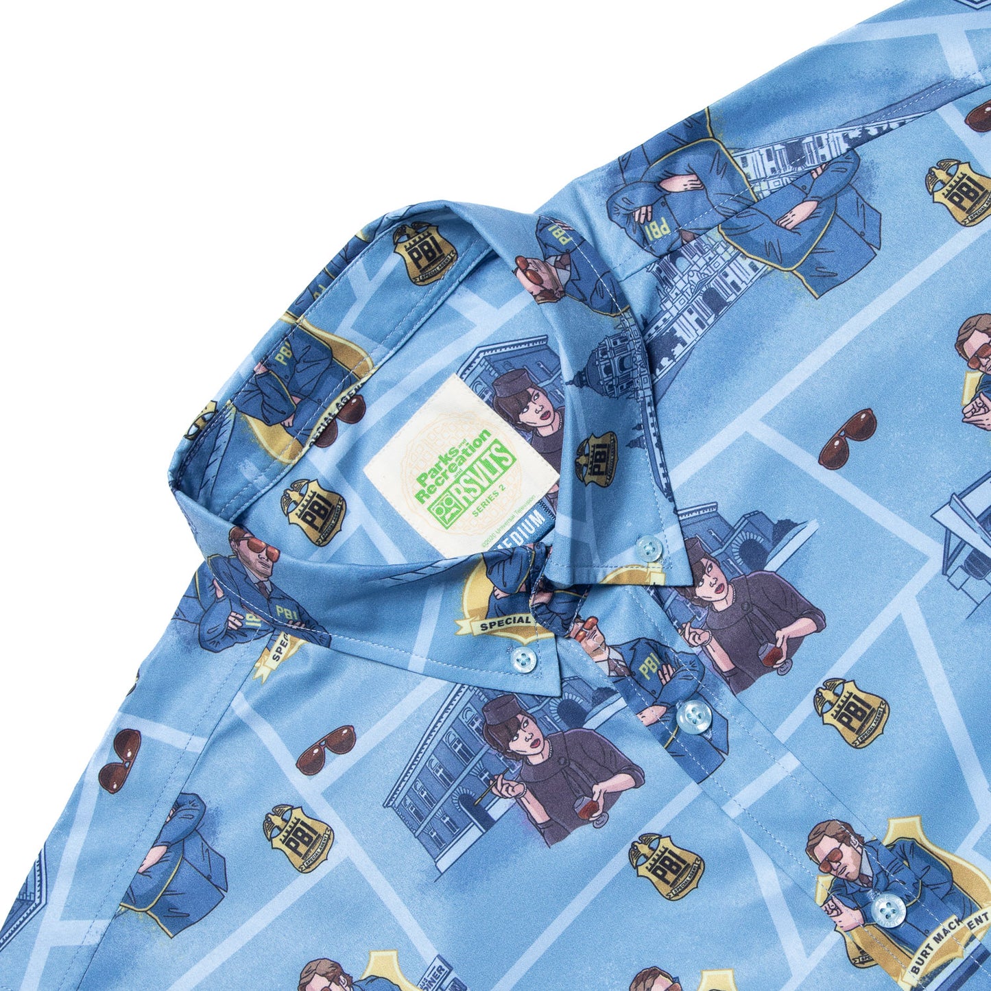 Parks and Recreation Burt Macklin FBI Shirt