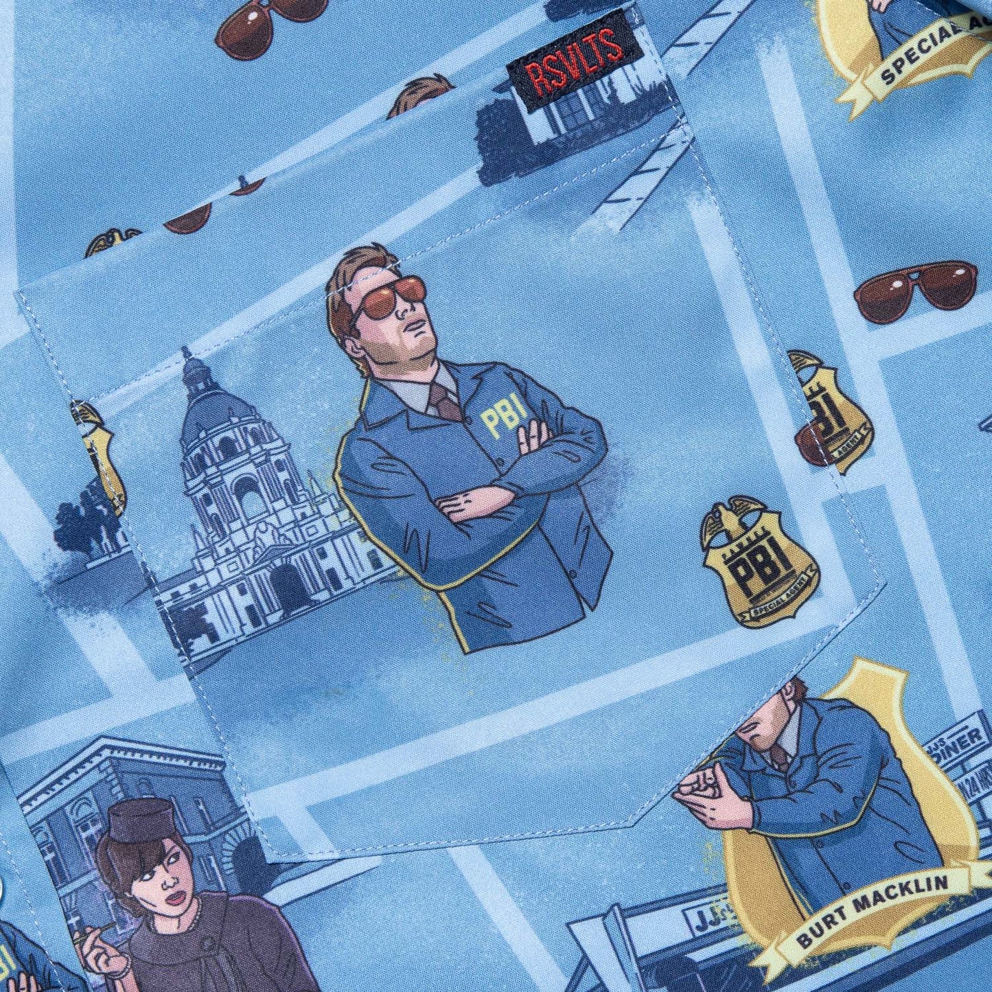 Parks and Recreation Burt Macklin FBI Shirt