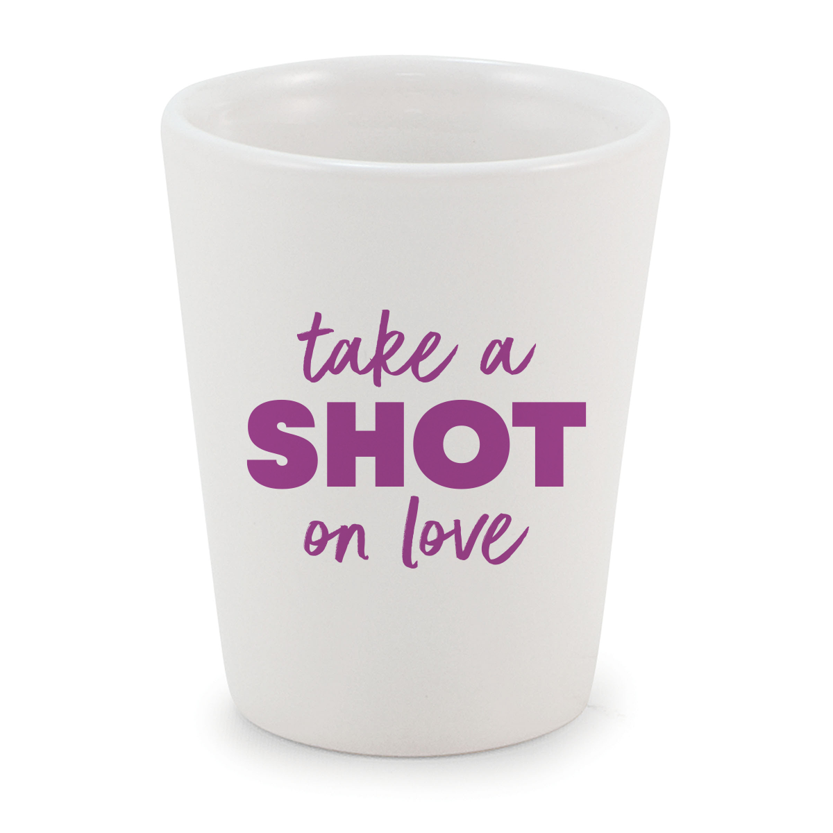 Temptation Island Shot On Love Shot Glass