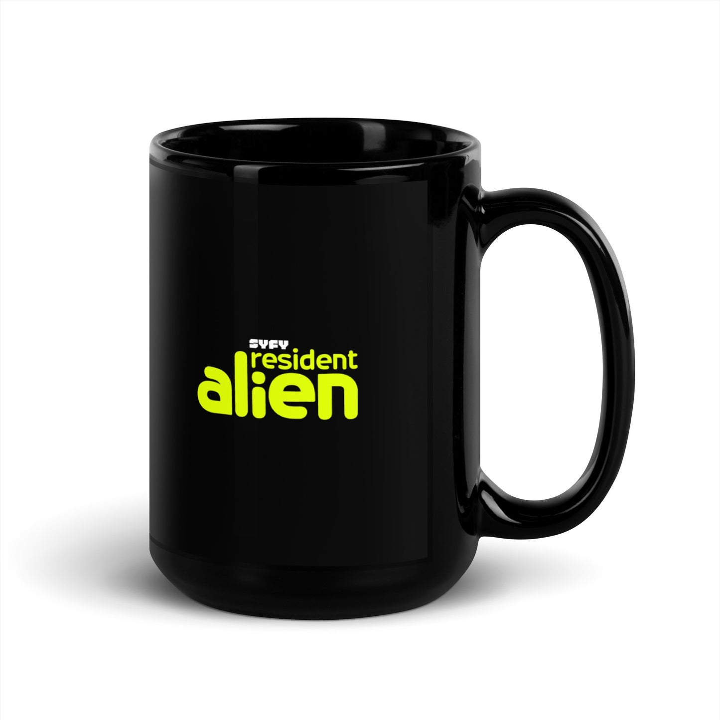 Resident Alien I Fit In Perfectly Black Mug