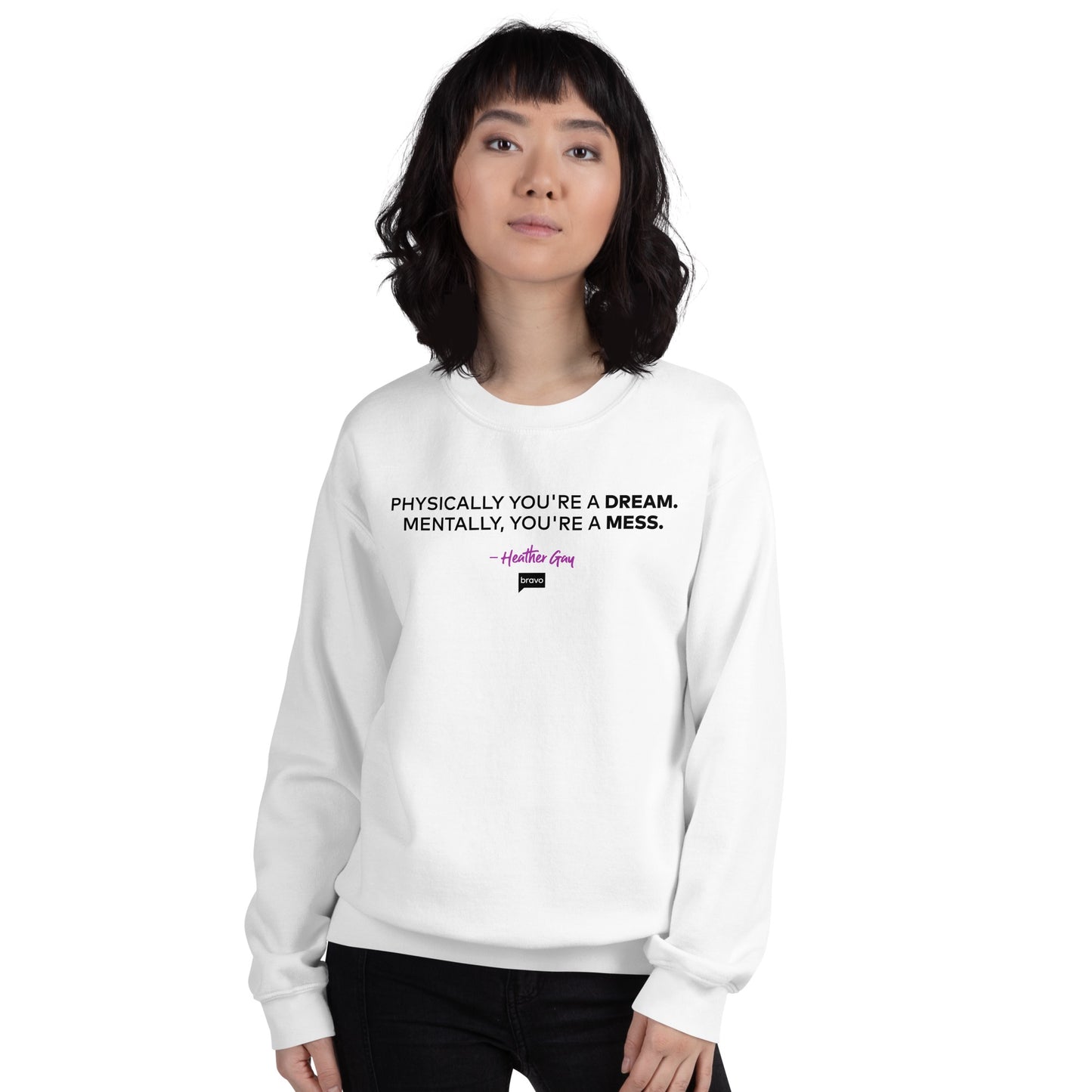 The Real Housewives of Salt Lake City Physically You're A Dream Fleece Crewneck Sweatshirt