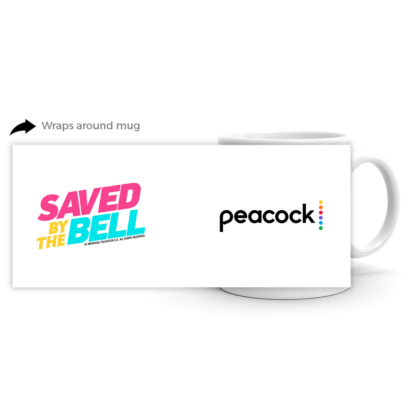 Saved by the Bell Logo White Mug