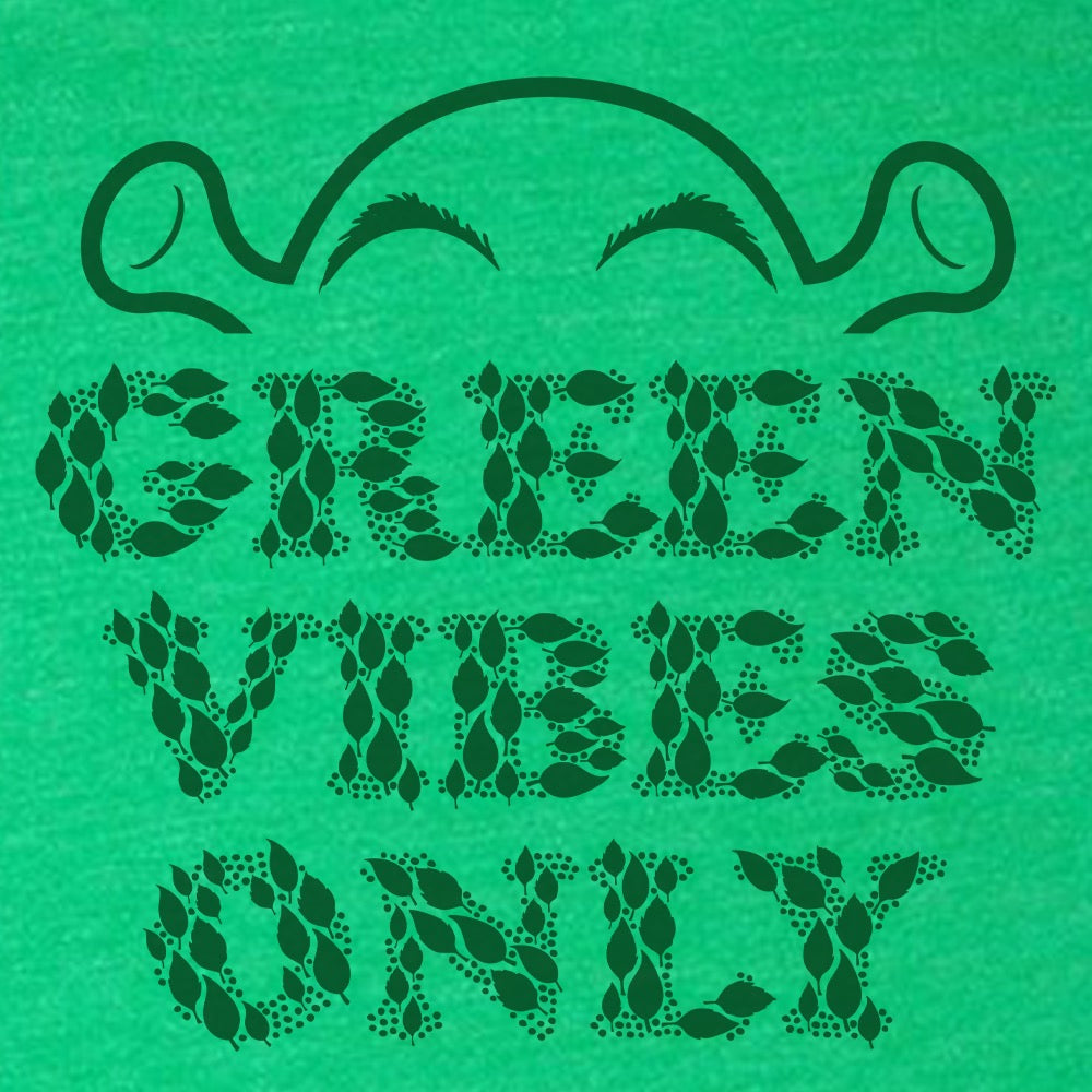 Shrek Green Vibes Only Tri-Blend T-Shirt