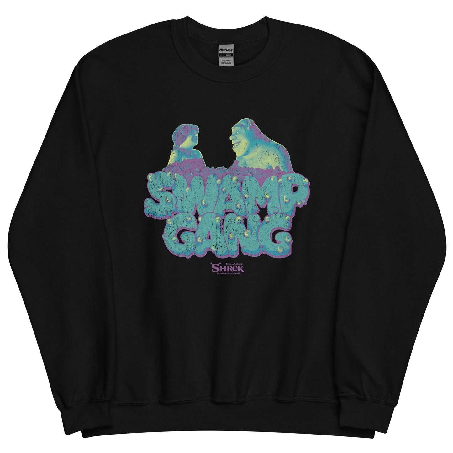 Shrek Swamp Gang Fleece Crewneck Sweatshirt