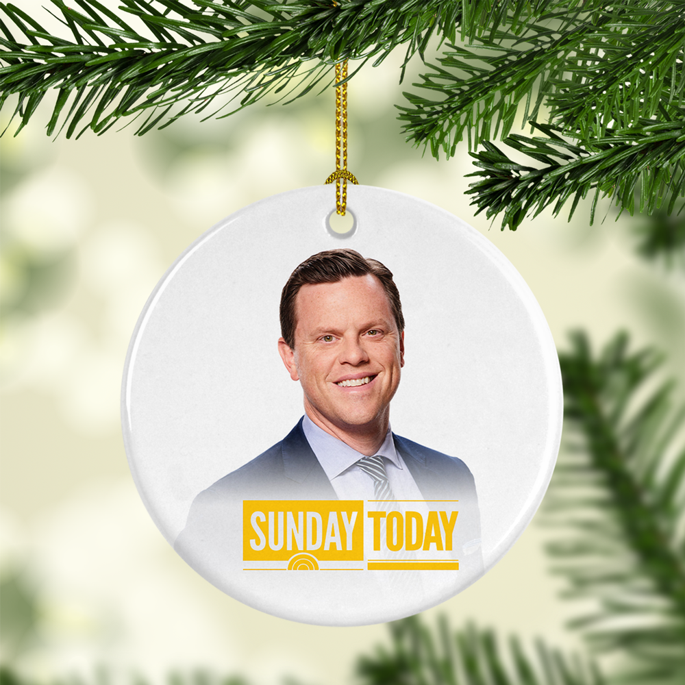 Sunday TODAY with Willie Geist Double-Sided Ornament