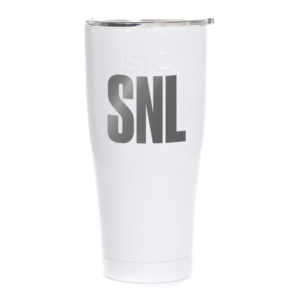 Saturday Night Live Logo Laser Engraved SIC Tumbler