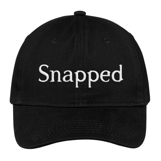 Snapped Logo Embroidered Hat