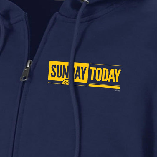 Sunday TODAY with Willie Geist Fleece Zip-Up Hooded Sweatshirt