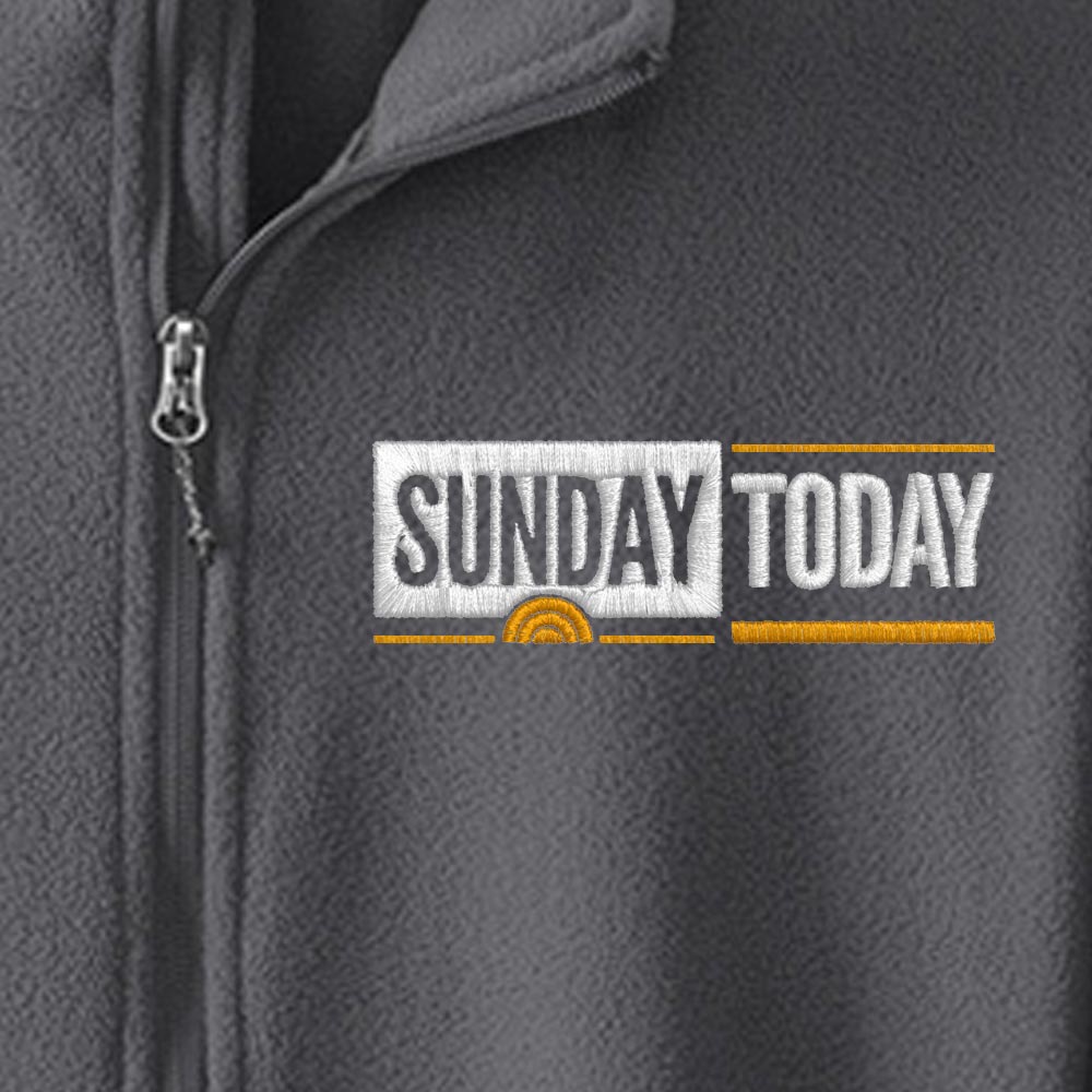 Sunday TODAY with Willie Geist Fleece Zip-Up Jacket