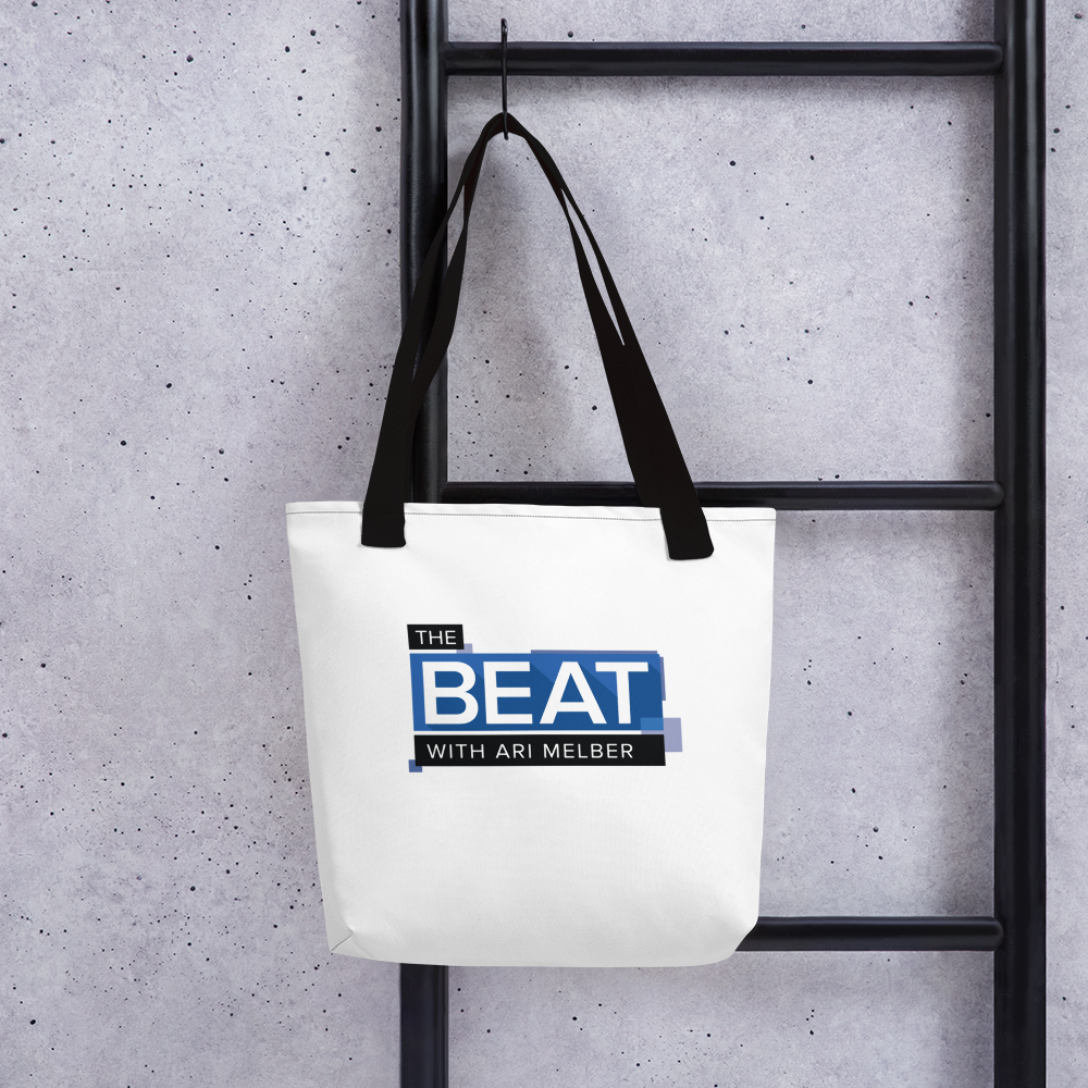 The Beat with Ari Melber Logo Premium Tote Bag