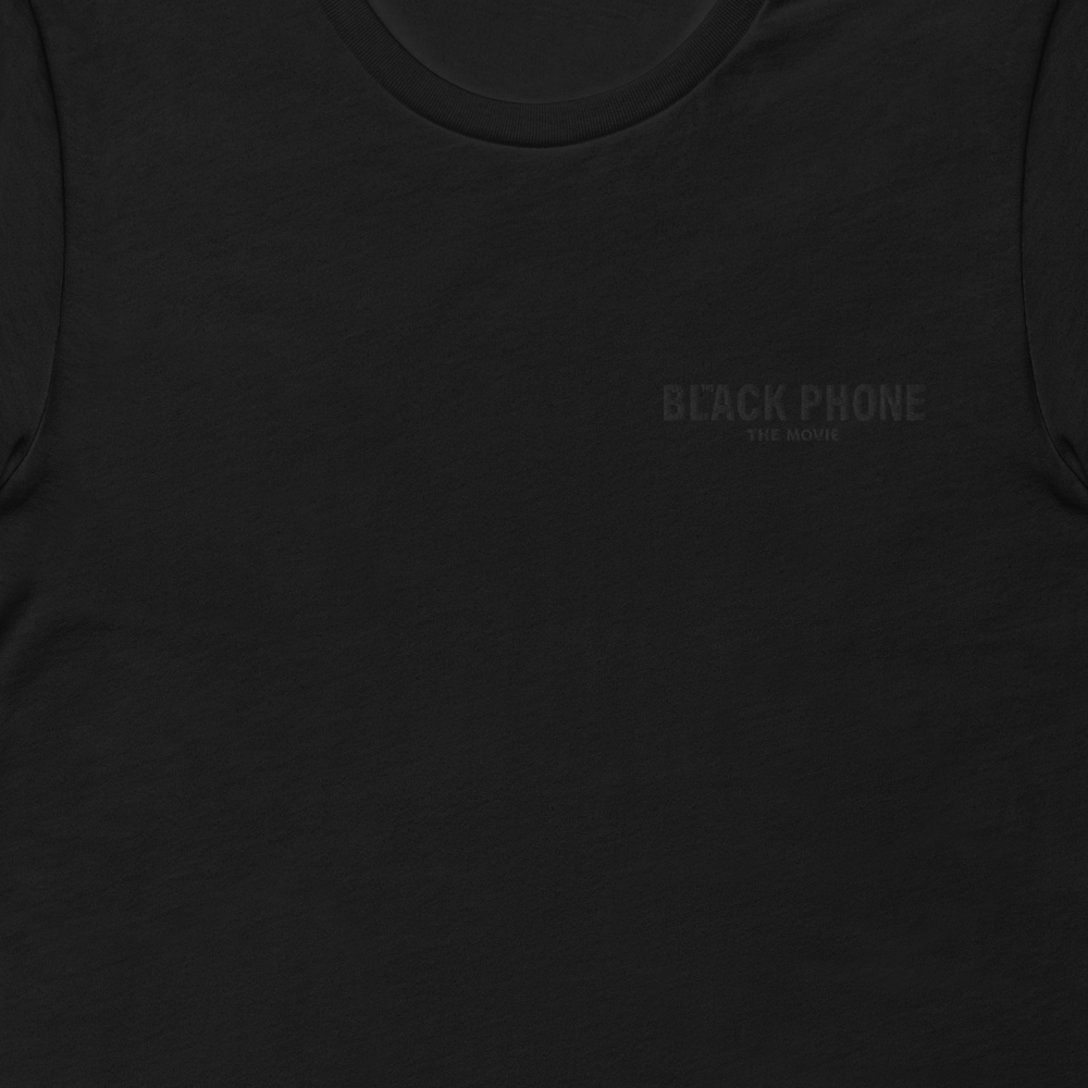 The Black Phone Logo Embroidered T-Shirt