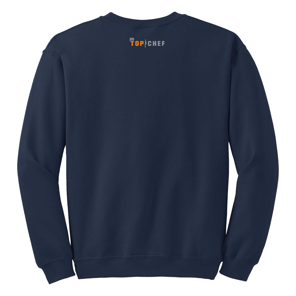 Top Chef Pack Your Knives and Go Fleece Crewneck Sweatshirt