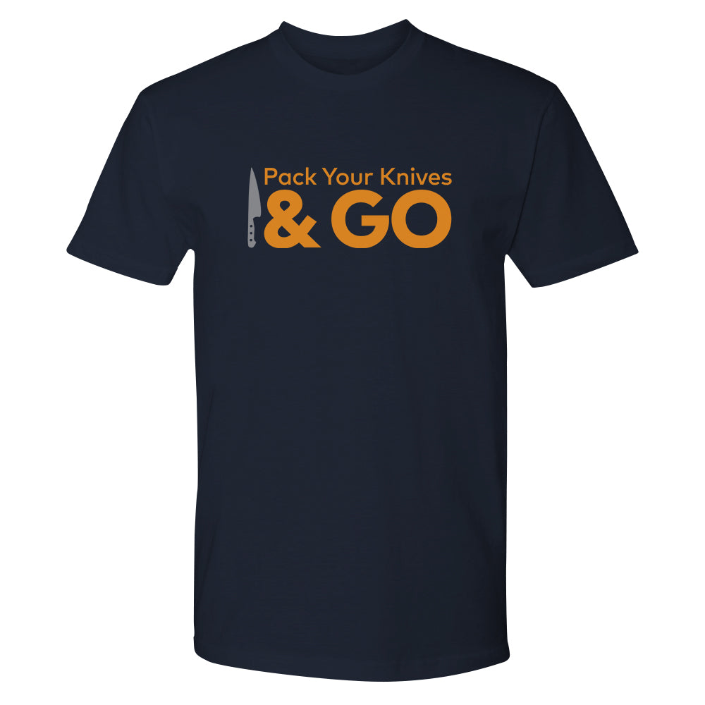 Top Chef Pack Your Knives and Go Adult Short Sleeve T-Shirt