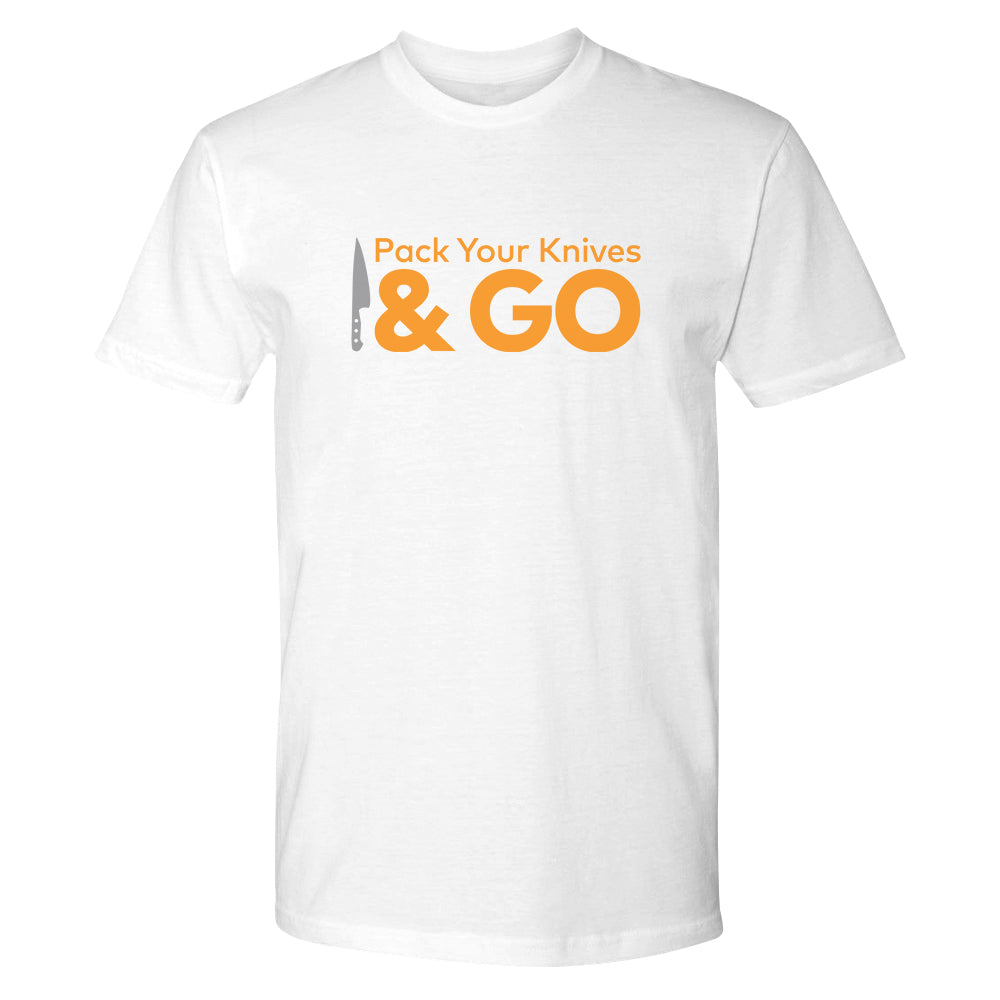Top Chef Pack Your Knives and Go Adult Short Sleeve T-Shirt
