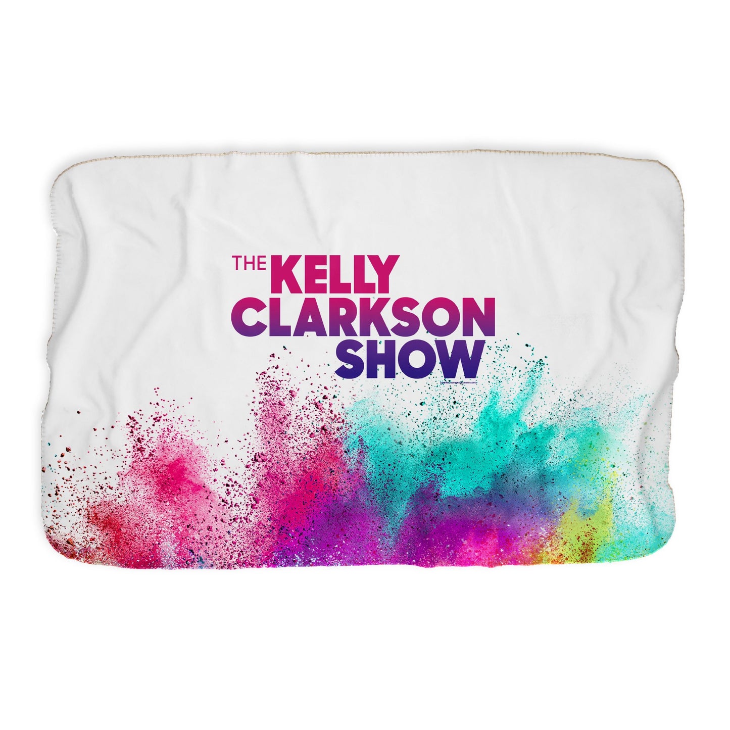 The Kelly Clarkson Show Color Splash Sherpa Blanket
