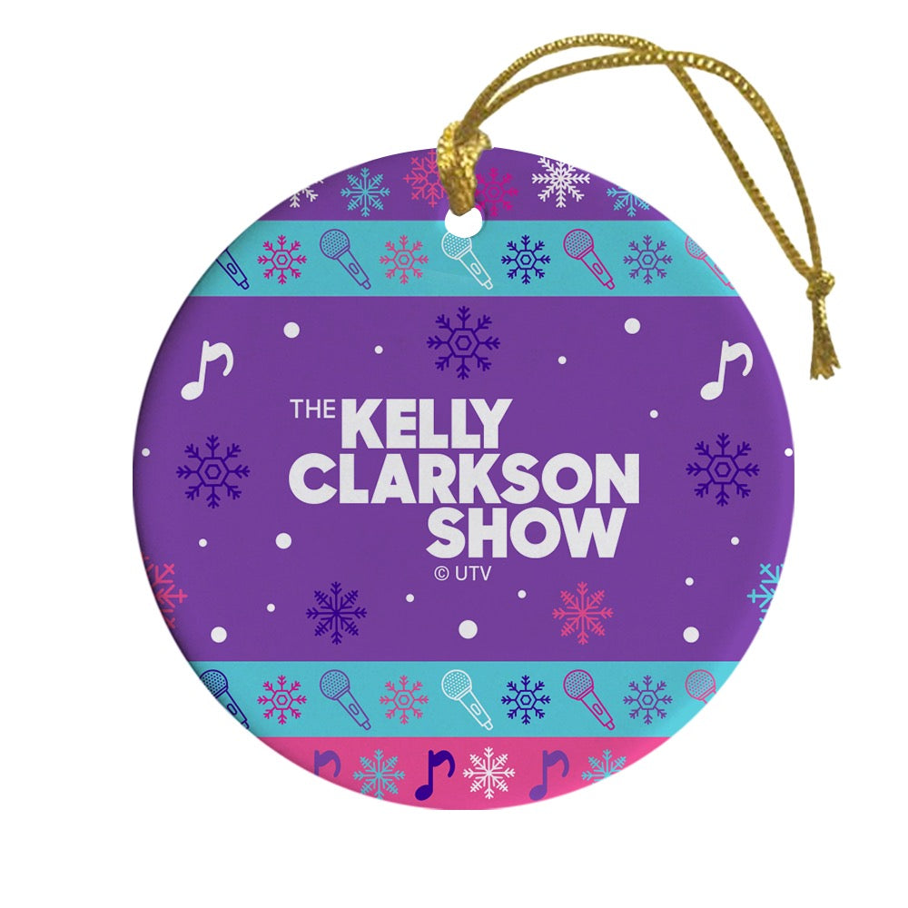 The Kelly Clarkson Show Happy Holidays Y'all Ornament - Purple