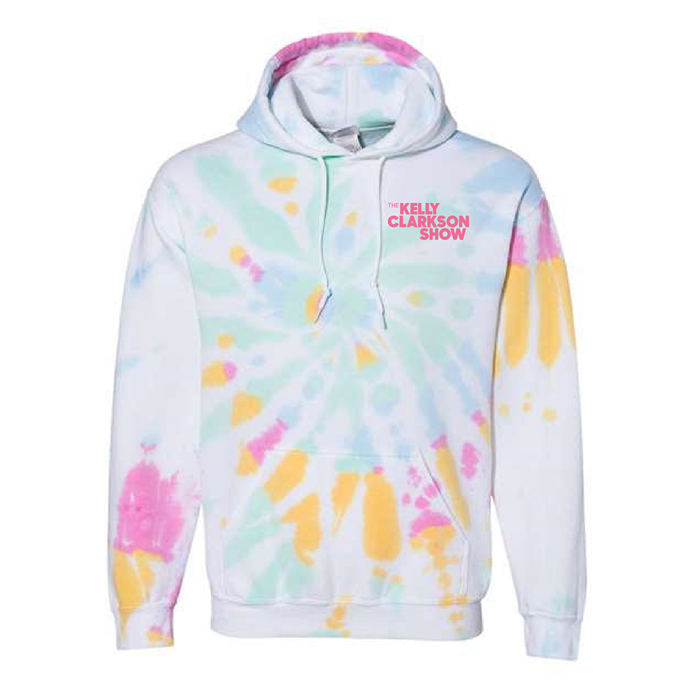 The Kelly Clarkson Show Multi-Color Tie Dye Hooded Sweatshirt