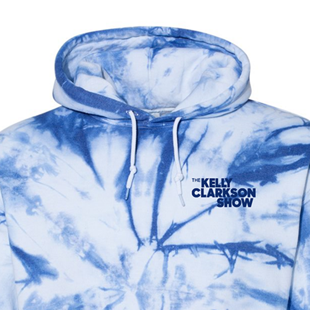 The Kelly Clarkson Show Royal Tie Dye Hooded Sweatshirt