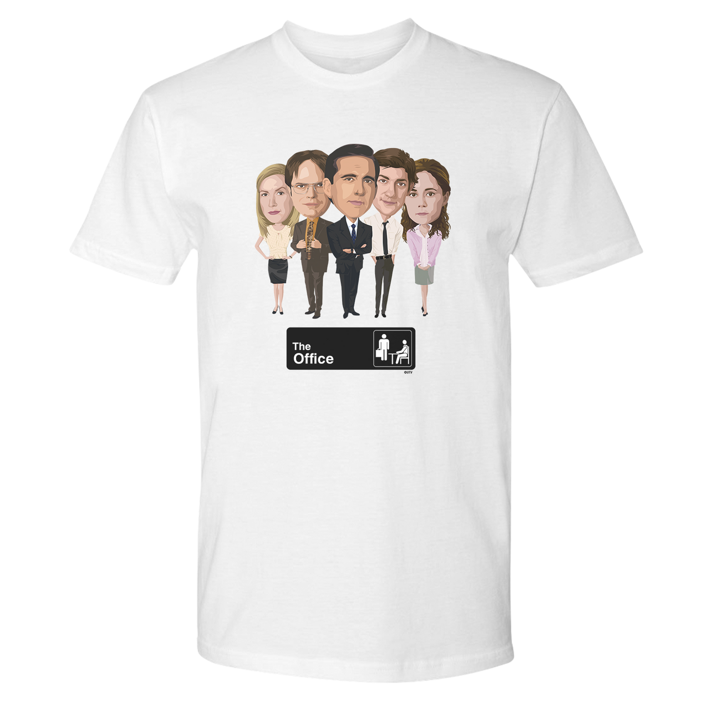 The Office Character Lineup Men's Tri-Blend T-Shirt