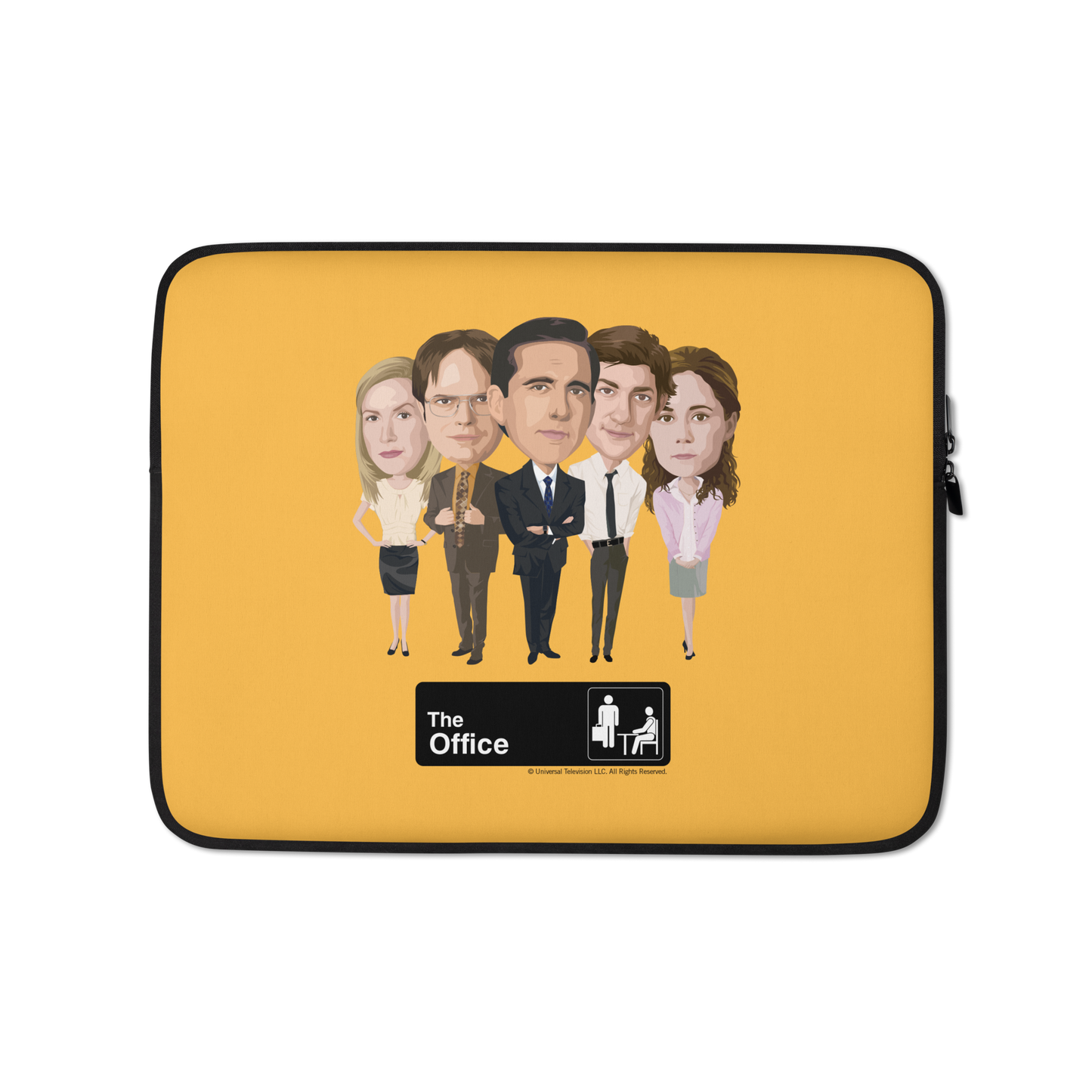 The Office Character Lineup Neoprene Laptop Sleeve