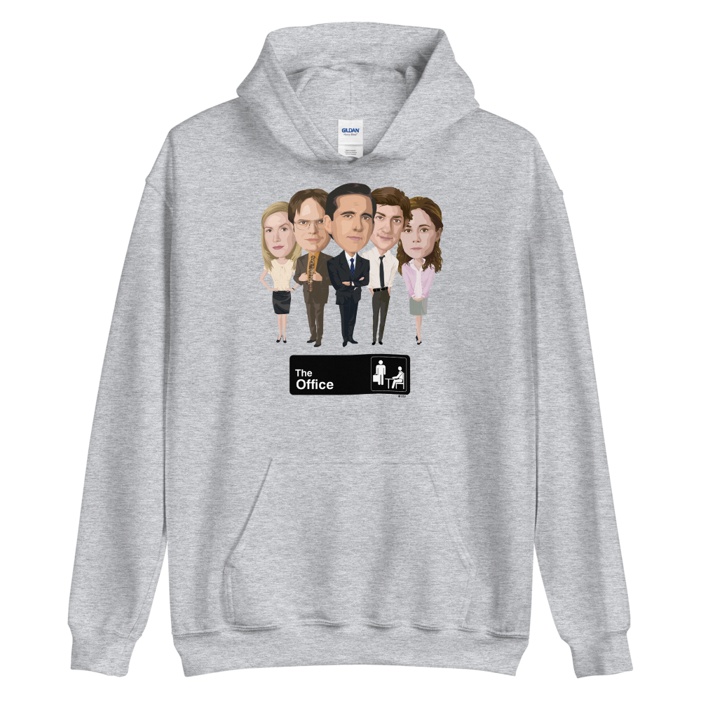 The Office Character Lineup Hooded Sweatshirt