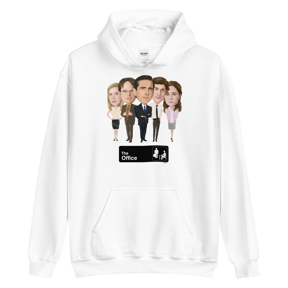 The Office Character Lineup Hooded Sweatshirt