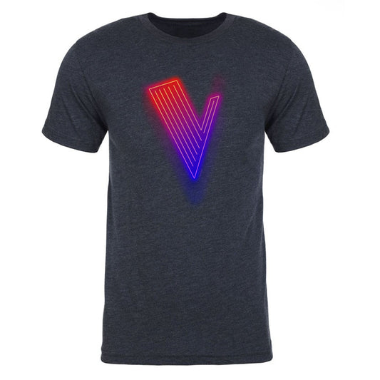 The Voice Neon Logo Men's Tri-Blend T-Shirt