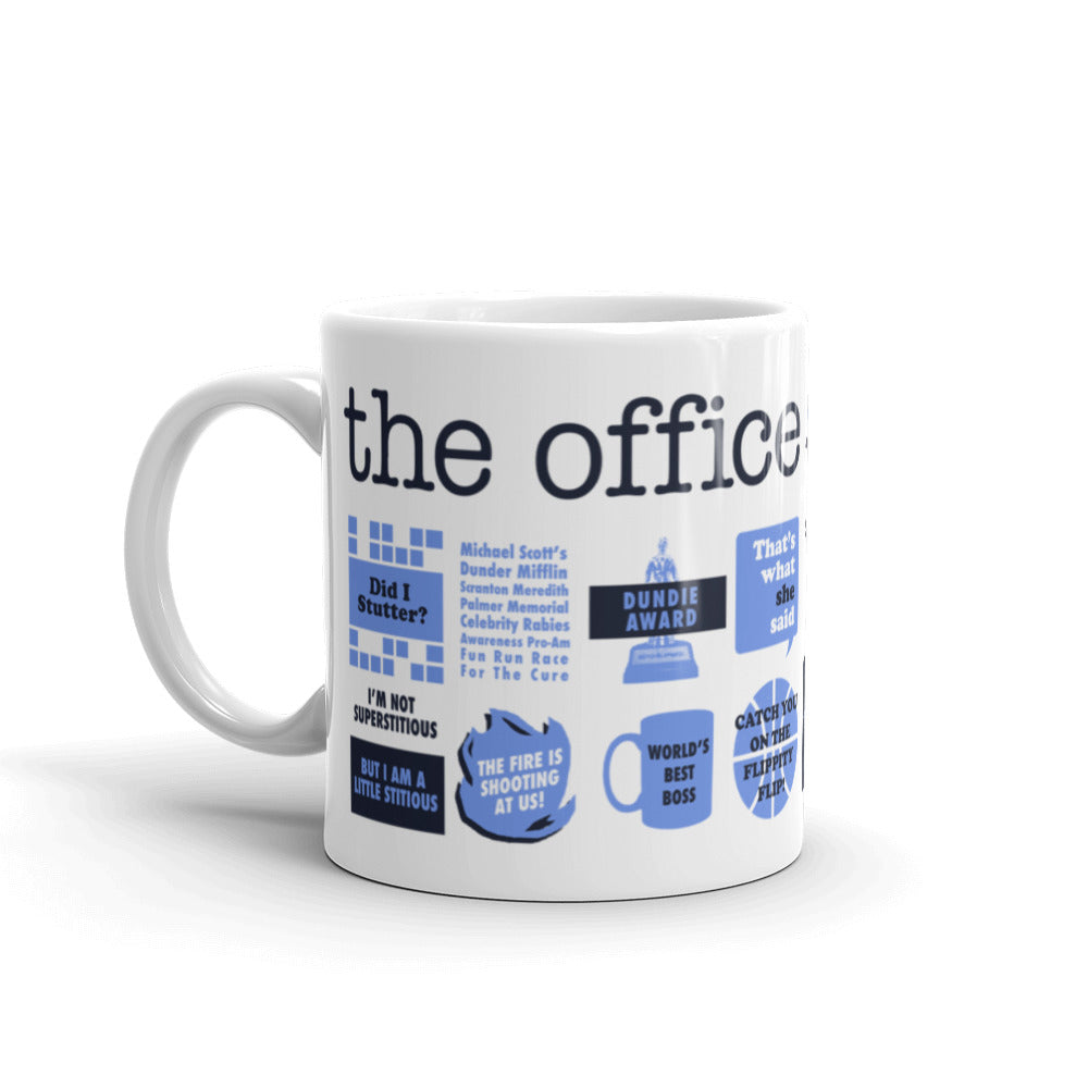 The Office Quote Mash-Up White Mug – NBC Store